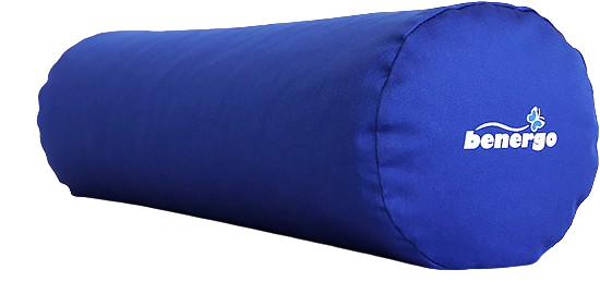 Benergo-tartásjavító henger alakú gerincpárna- klasszik kék-segít fenntartani a gerinc természetes görbületét ülés közben